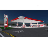 Overall solution for gas stations，Brand pillars and signage
