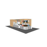 Retail homes, quick installation homes