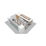 Retail homes, quick installation homes