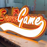 Luminous door plaque